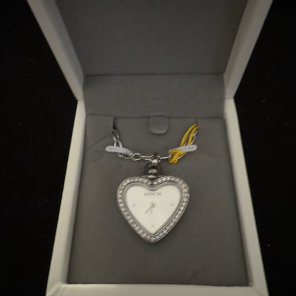 Invicta Mini 27.5mm Angel Women’s Watch Necklace Silver (49937) $199 MSRP-NEW - Picture 10 of 16